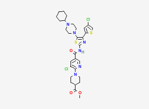 Two-dimensional chemical structure of Avatrombopag Methyl Ester, CAS 2489330-90-5