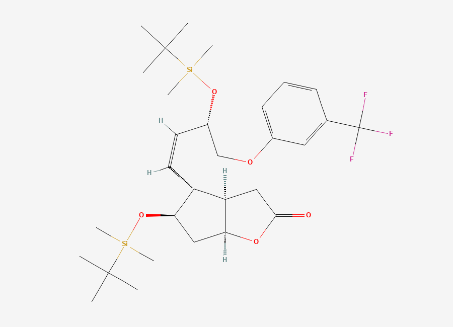 Two-dimensional chemical structure of Travoprost Impurity 15