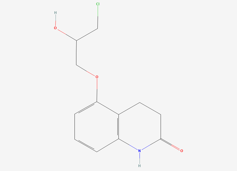 Two-dimensional chemical structure of Carteolol HCl EP Impurity D, CAS 51781-13-6