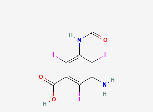 Two-dimensional chemical structure of Amidotrizoate EP Impurity A / Diatrizoic Acid Related Compound A, CAS 1713-07-1