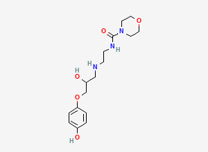 Two-dimensional chemical structure of Xamoterol