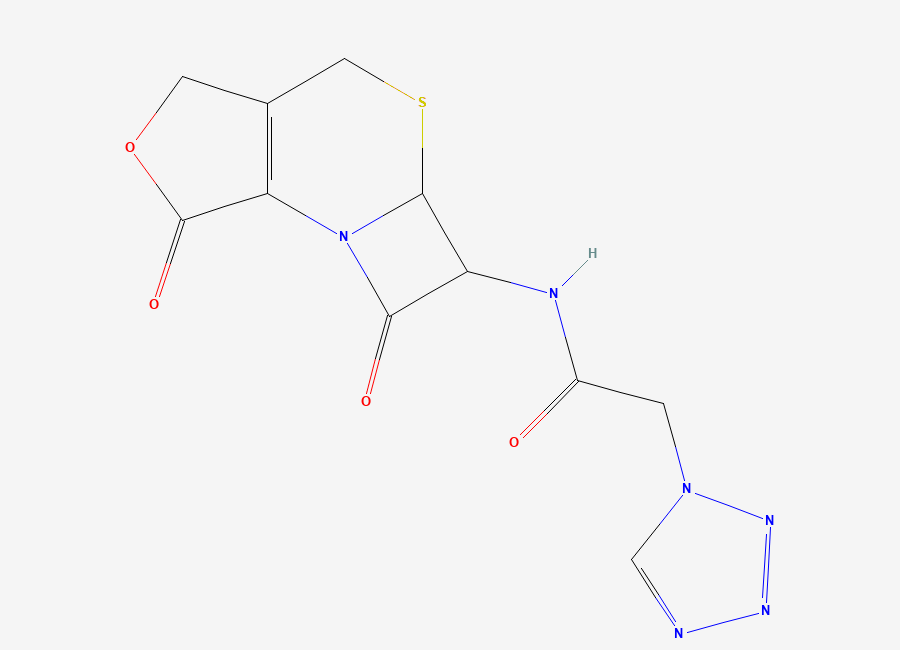 Two-dimensional chemical structure of CefazolinLactone