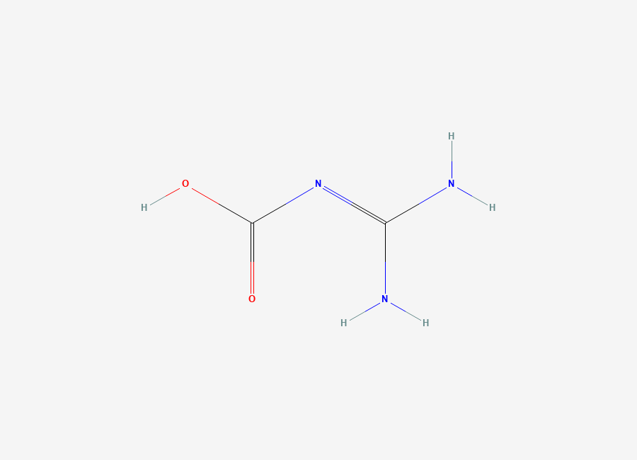 Two-dimensional chemical structure of (Diaminomethylene)carbamic acid