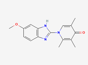 Two-dimensional chemical structure of Esomeprazole Impurity II, CAS 2512216-37-2
