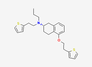 Two-dimensional chemical structure of Rotigotine EP Impurity J (Free Base)