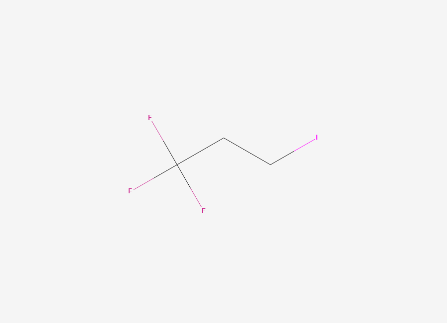 Two-dimensional chemical structure of 1,1,1-Trifluoro-3-iodopropane