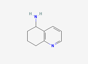 Two-dimensional chemical structure of 5,6,7,8-Tetrahydroquinolin-5-amine