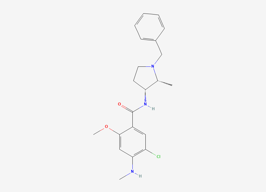 Two-dimensional chemical structure of Nemonapride