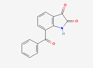 Two-dimensional chemical structure of Amfenac Related Compound 1 / Des Bromo Dione, CAS 70803-94-0