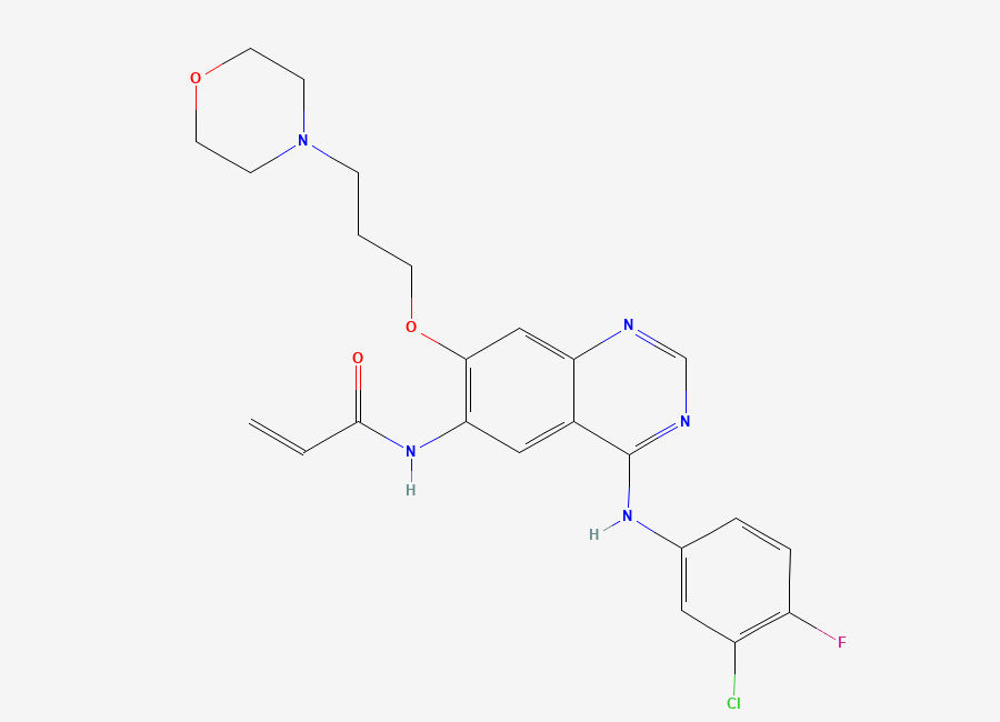 Two-dimensional chemical structure of Canertinib