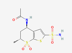 Two-dimensional chemical structure of Dorzolamide Impurity 21