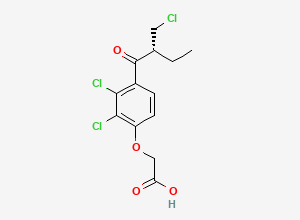 Two-dimensional chemical structure of Phenoxy Acetic Acid Impurity B/ Etacrynic Acid EP Impurity B/ Ethacrynic Acid Trichloro Analog, CAS 27929-18-6