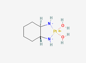 Two-dimensional chemical structure of Oxaliplatin EP Impurity B, CAS 89955-85-1