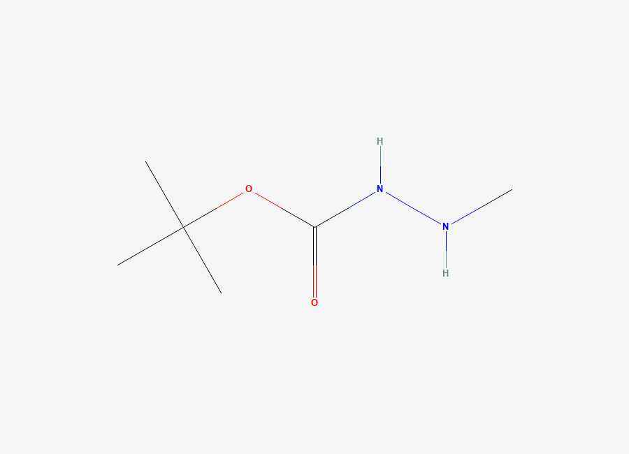 Two-dimensional chemical structure of N'-methyl(tert-butoxy)carbohydrazide