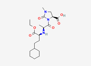 Two-dimensional chemical structure of Imidapril Impurity 3, CAS 1349486-47-0