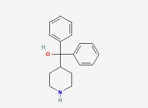 Two-dimensional chemical structure of Fexofenadine EP Impurity E, CAS 115-46-8