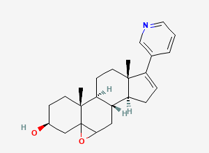 Two-dimensional chemical structure of Abiraterone-5,6-Epoxide