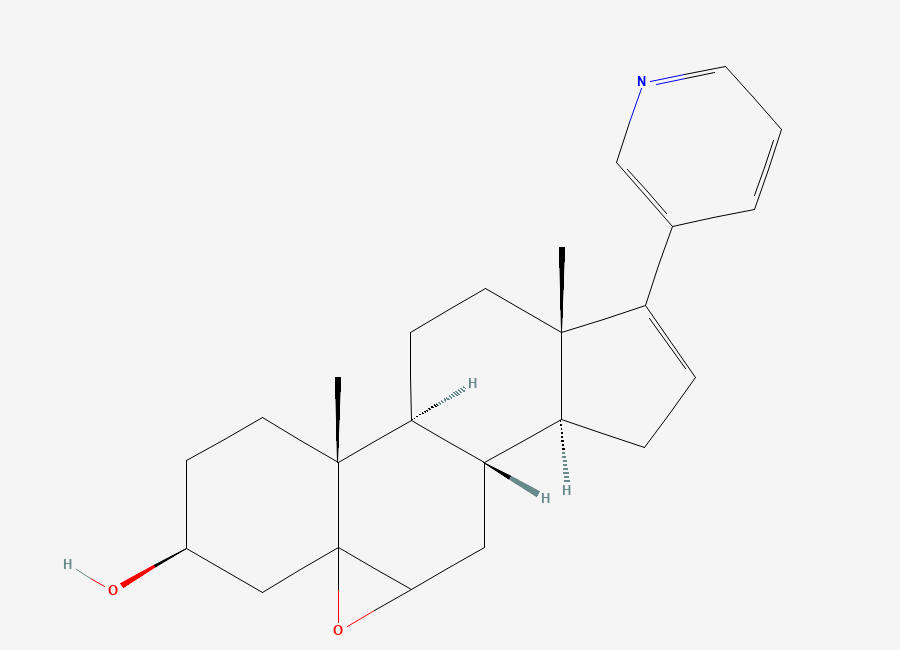 Two-dimensional chemical structure of Abiraterone-5,6-Epoxide
