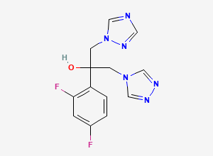 Two-dimensional chemical structure of Fluconazole EP Impurity A, CAS 89429-59-4