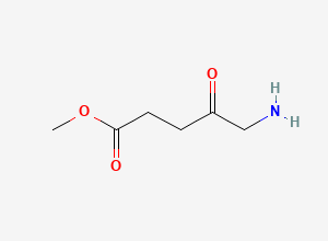 Two-dimensional chemical structure of Methyl 5-Aminolevulinate, CAS 33320-16-0