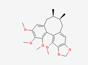 Two-dimensional chemical structure of (+)-Schisandrin B