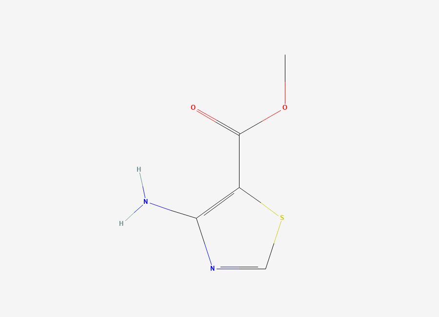 Two-dimensional chemical structure of Methyl 4-amino-1,3-thiazole-5-carboxylate