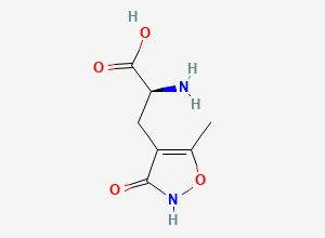 Two-dimensional chemical structure of (S)-Ampa