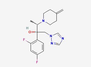 Two-dimensional chemical structure of ent-Efinaconazole, CAS 164650-45-7