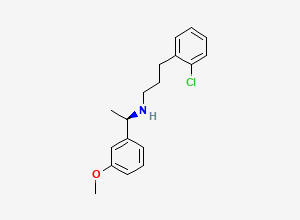 Two-dimensional chemical structure of Tecalcet