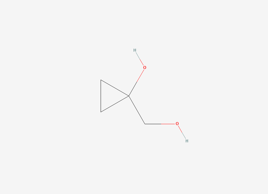 Two-dimensional chemical structure of 1-(Hydroxymethyl)cyclopropan-1-ol