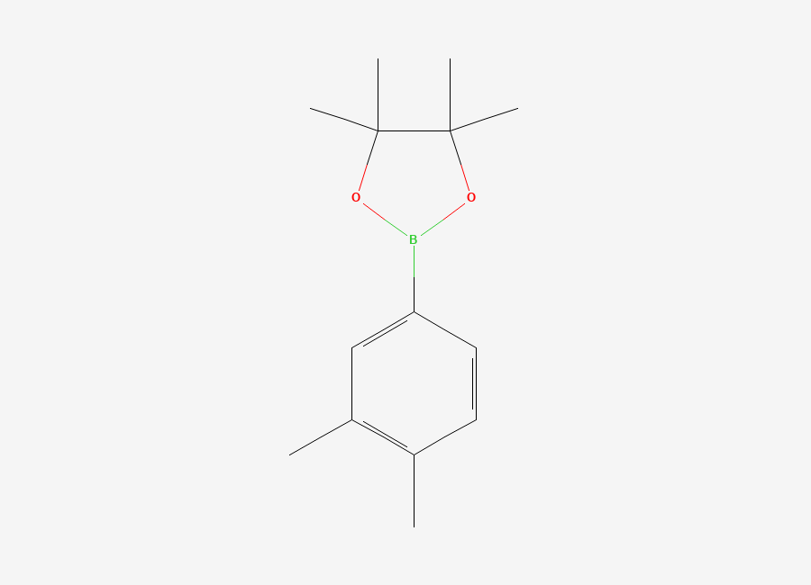 Two-dimensional chemical structure of 2-(3,4-Dimethylphenyl)-4,4,5,5-tetramethyl-1,3,2-dioxaborolane