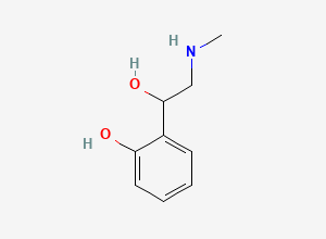 Two-dimensional chemical structure of 2-Synephrine