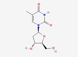 Two-dimensional chemical structure of Telbivudine