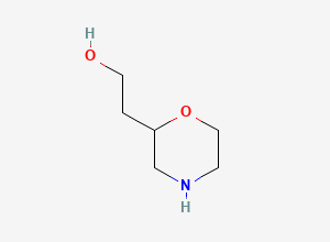 Two-dimensional chemical structure of 2-(2-Morpholinyl)ethanol