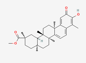 Two-dimensional chemical structure of Pristimerin