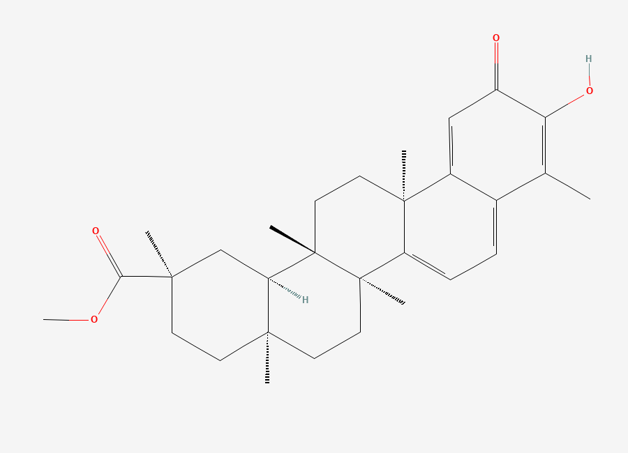 Two-dimensional chemical structure of Pristimerin