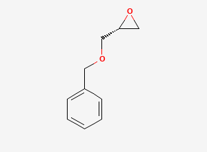 Two-dimensional chemical structure of (-)-Benzyl (R)-glycidyl ether