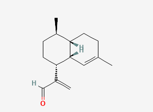 Two-dimensional chemical structure of Artemisinic Aldehyde, CAS 125276-60-0
