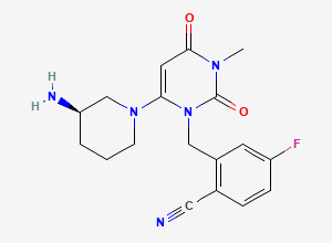 Two-dimensional chemical structure of Trelagliptin