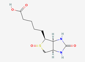 Two-dimensional chemical structure of Biotin-D-Sulfoxide