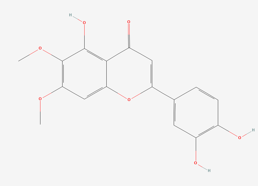 Two-dimensional chemical structure of Cirsiliol