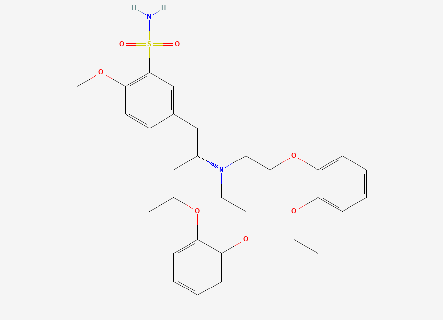 Two-dimensional chemical structure of Tamsulosin EP Impurity A (free base), CAS 918867-88-6