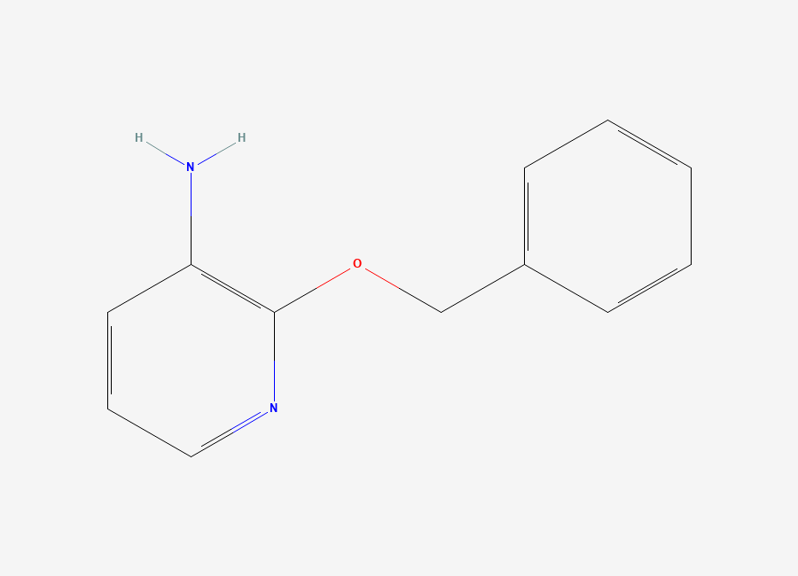 Two-dimensional chemical structure of 2-(Benzyloxy)pyridin-3-amine