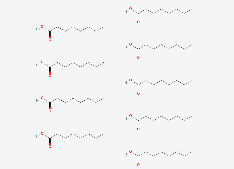 Two-dimensional chemical structure of Octanoic acid