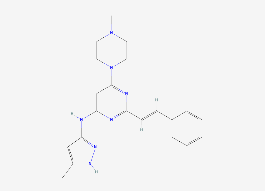 Two-dimensional chemical structure of Enmd-2076