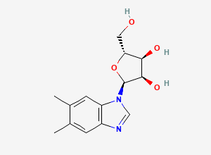 Two-dimensional chemical structure of alpha-Ribazole