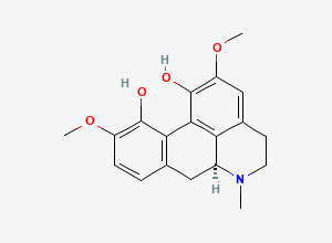 Two-dimensional chemical structure of (+)-Corytuberine