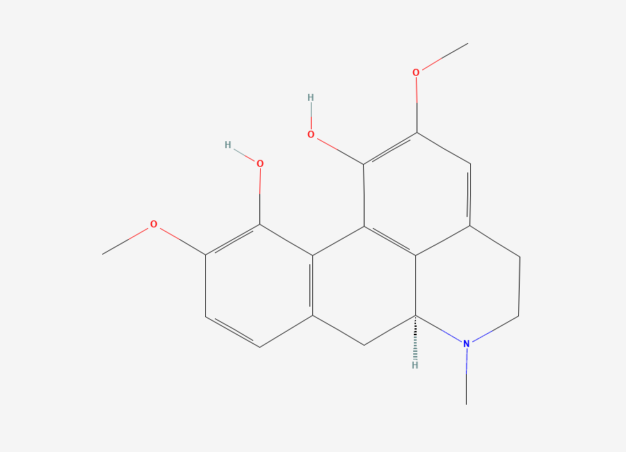 Two-dimensional chemical structure of (+)-Corytuberine