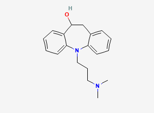 Two-dimensional chemical structure of 10-Hydroxyimipramine