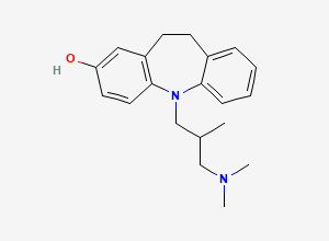 Two-dimensional chemical structure of 2-Hydroxytrimipramine